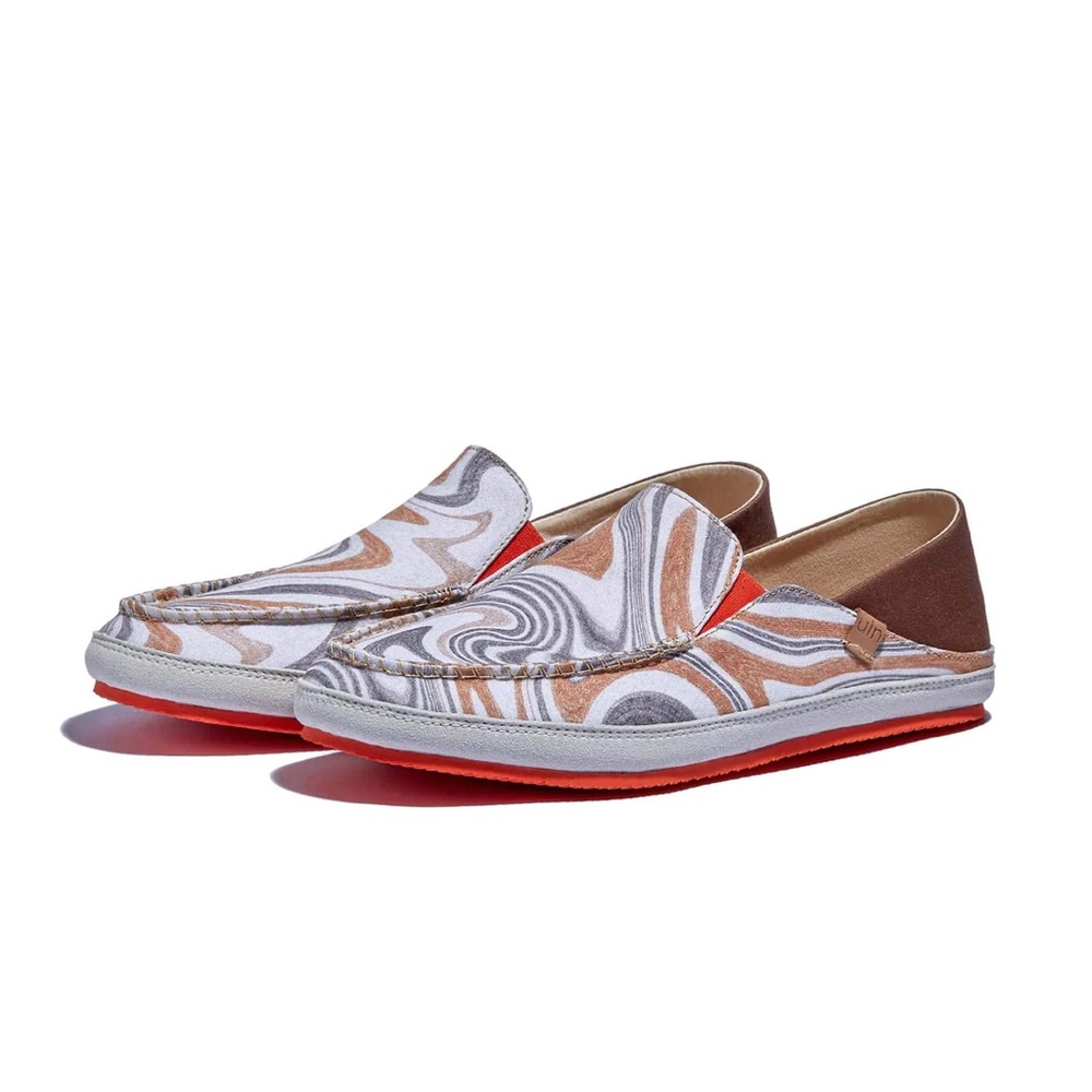 UIN Women's Walking Casual Travel Comfort Shoes (Formentera Watercolor Terraces)